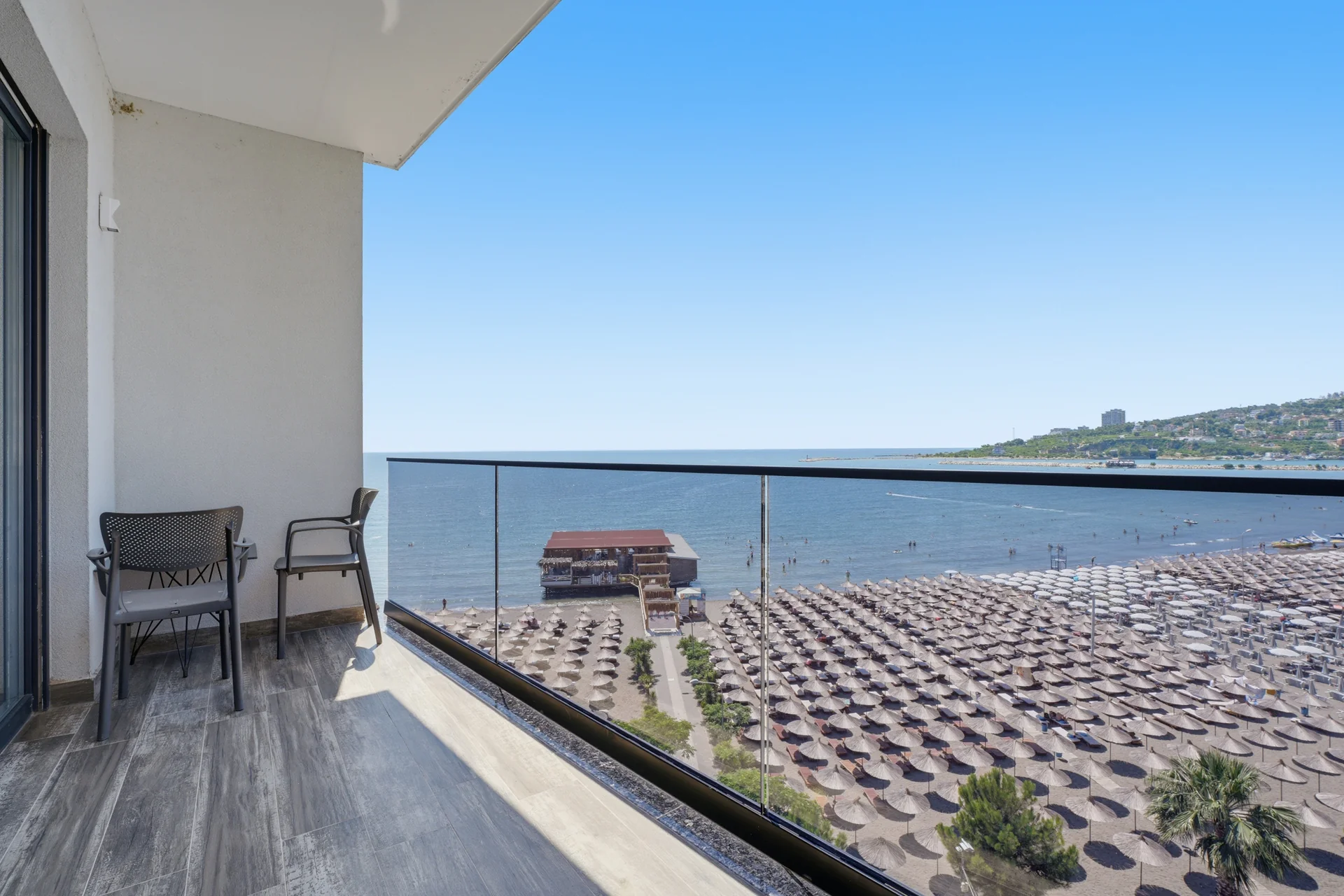 Sea view balcony